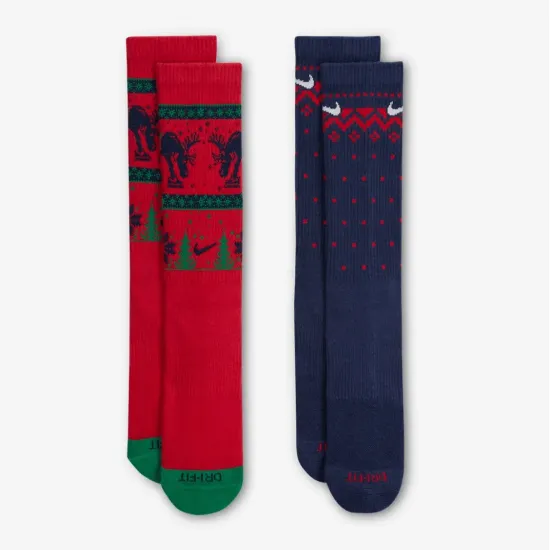 Шкарпетки Nike Everyday Plus Cushioned Winter Wonderland Crew HV6939-900