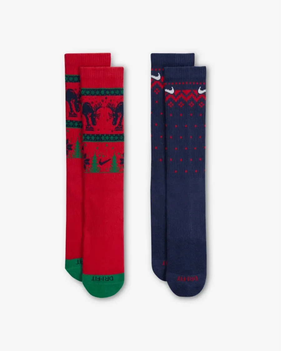 Шкарпетки Nike Everyday Plus Cushioned Winter Wonderland Crew HV6939-900