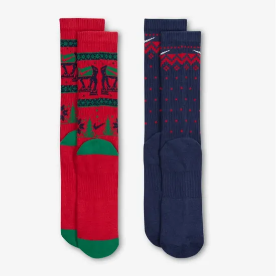 Шкарпетки Nike Everyday Plus Cushioned Winter Wonderland Crew HV6939-900
