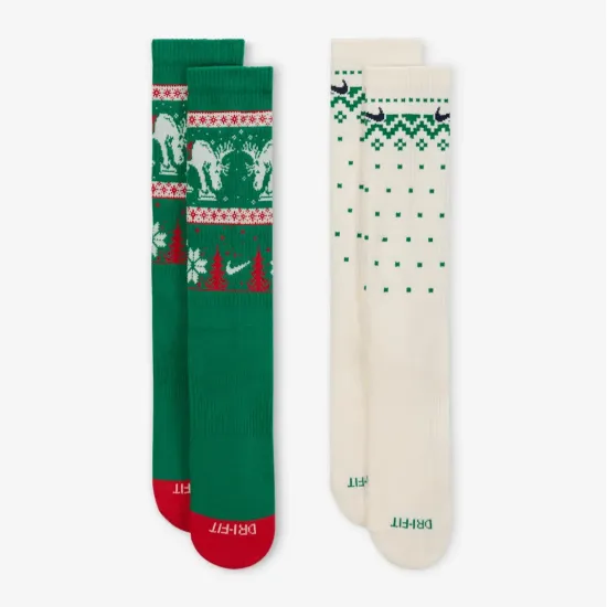Шкарпетки Nike Everyday Plus Cushioned Winter Wonderland Crew HV6939-901