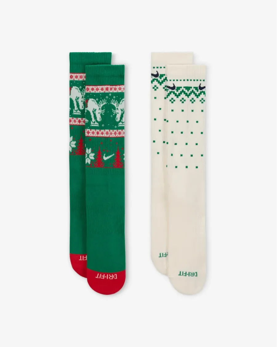Шкарпетки Nike Everyday Plus Cushioned Winter Wonderland Crew HV6939-901