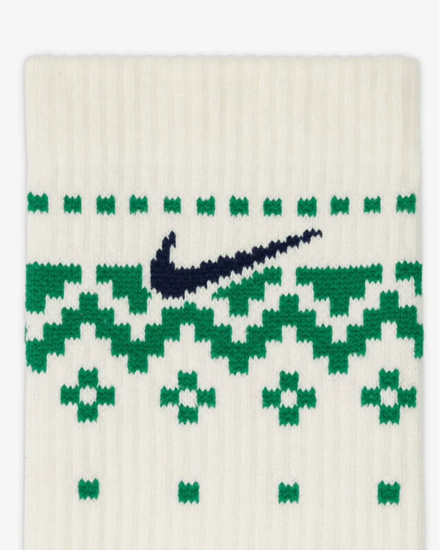 Шкарпетки Nike Everyday Plus Cushioned Winter Wonderland Crew HV6939-901