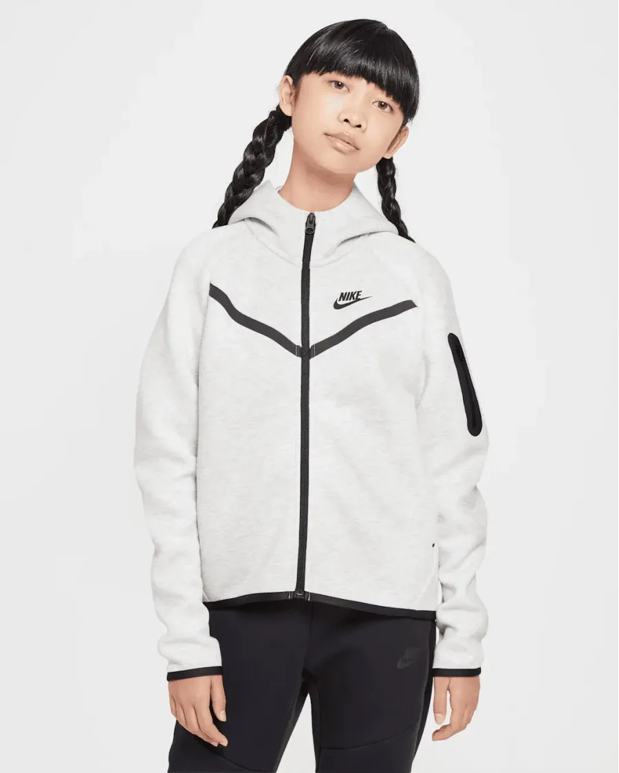 Толстовка Nike Sportswear Tech Fleece Full-Zip Hoodie Youth HV8695-013