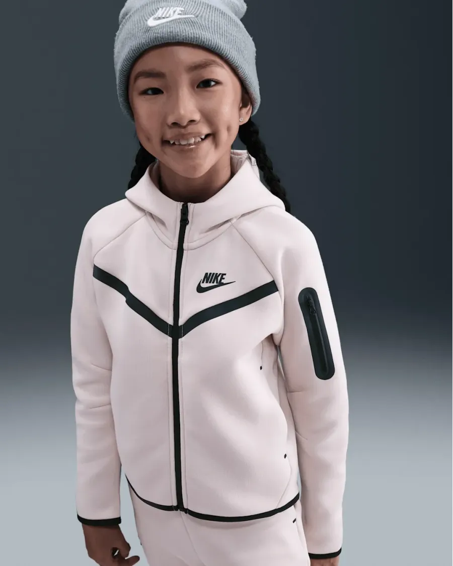 Толстовка Nike Sportswear Tech Fleece Full-Zip Hoodie Youth HV8695-667
