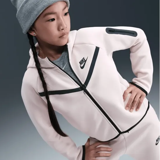 Толстовка Nike Sportswear Tech Fleece Full-Zip Hoodie Youth HV8695-667