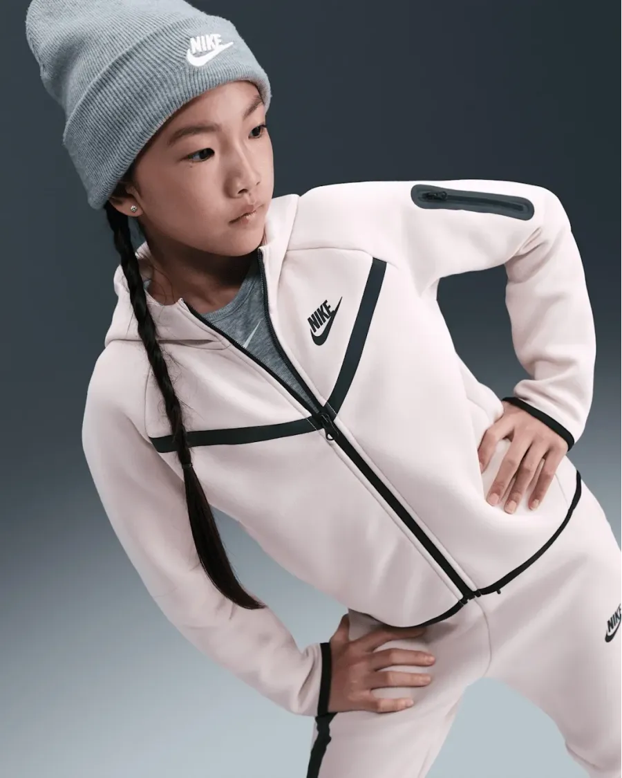 Толстовка Nike Sportswear Tech Fleece Full-Zip Hoodie Youth HV8695-667