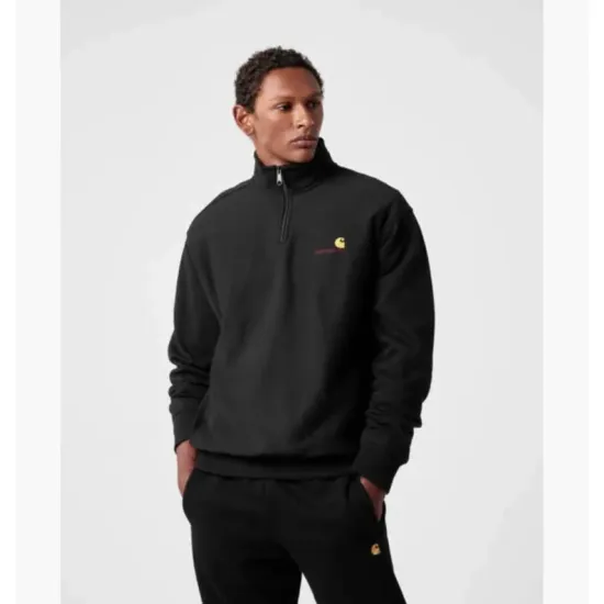 Світшот Carhartt WIP American Script Half Zip Sweatshirt I027014-89XX