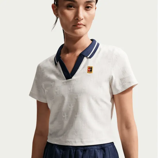 Поло NikeCourt Court Collection Dri-FIT Cropped Tennis IB0772-133