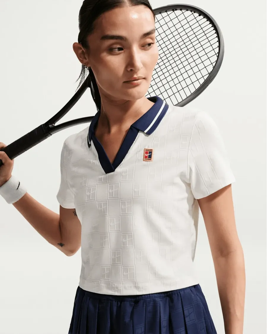 Поло NikeCourt Court Collection Dri-FIT Cropped Tennis IB0772-133