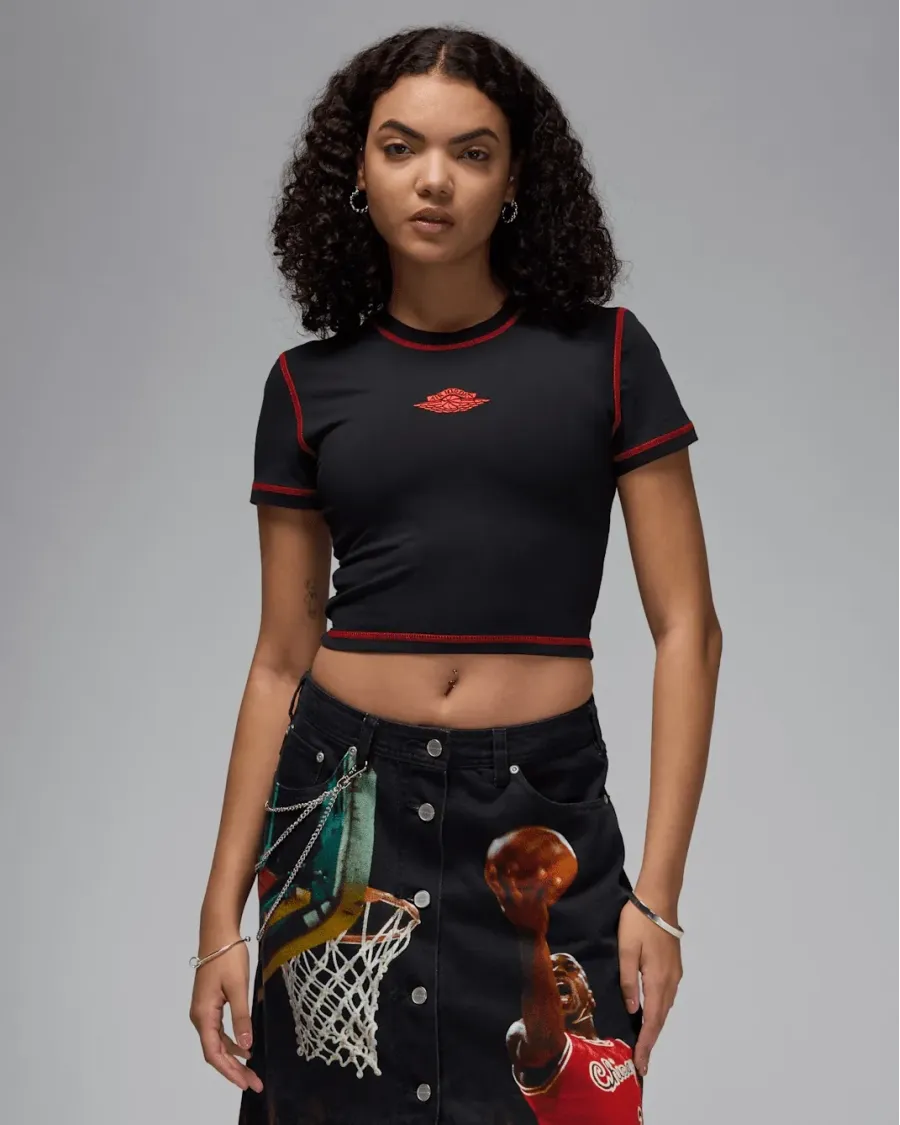 Футболка Nike Air Jordan Rare Cropped SS Crew IB2920-010