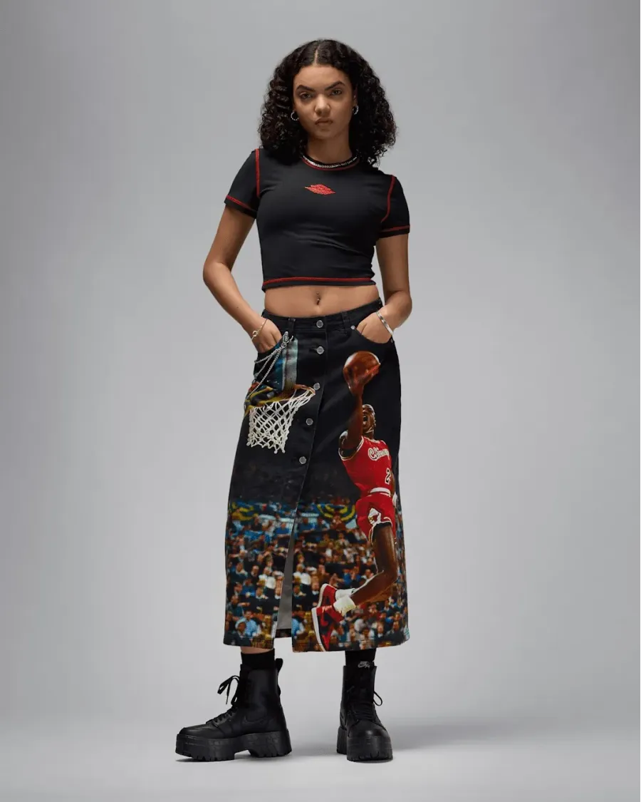Футболка Nike Air Jordan Rare Cropped SS Crew IB2920-010