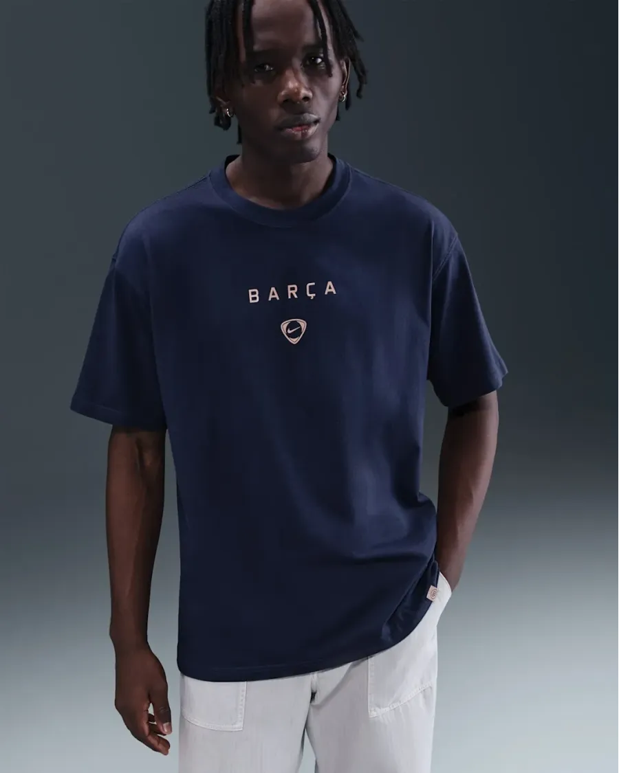 Футболка Nike F.C. Barcelona Total90 Wordmark Tee IB7294-410