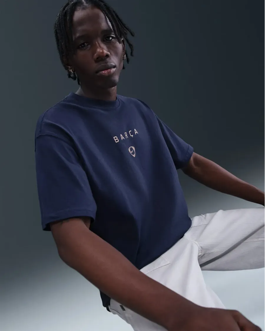 Футболка Nike F.C. Barcelona Total90 Wordmark Tee IB7294-410