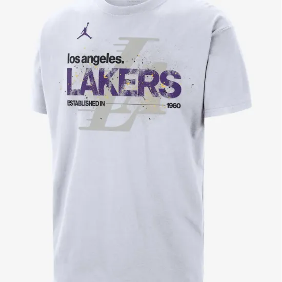 Футболка Nike Air Jordan Los Angeles Lakers Courtside '85 NBA Statement IF4526-100
