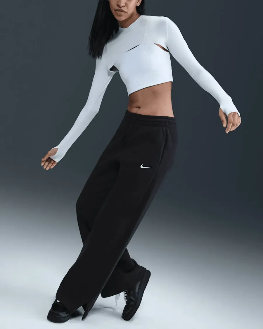 Штани Nike Sportswear Phoenix Fleece High-Rise Wide-Leg IH1011-010