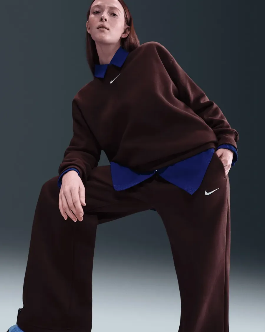 Штани Nike Sportswear Phoenix Fleece High-Rise Wide-Leg IH1011-652