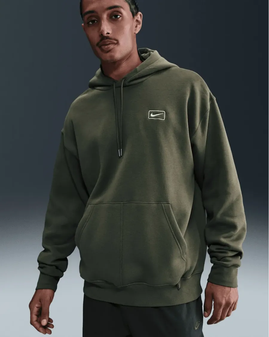Кофта Nike Sportswear Solo Swoosh Fleece Pullover Graphic IQ2772-325