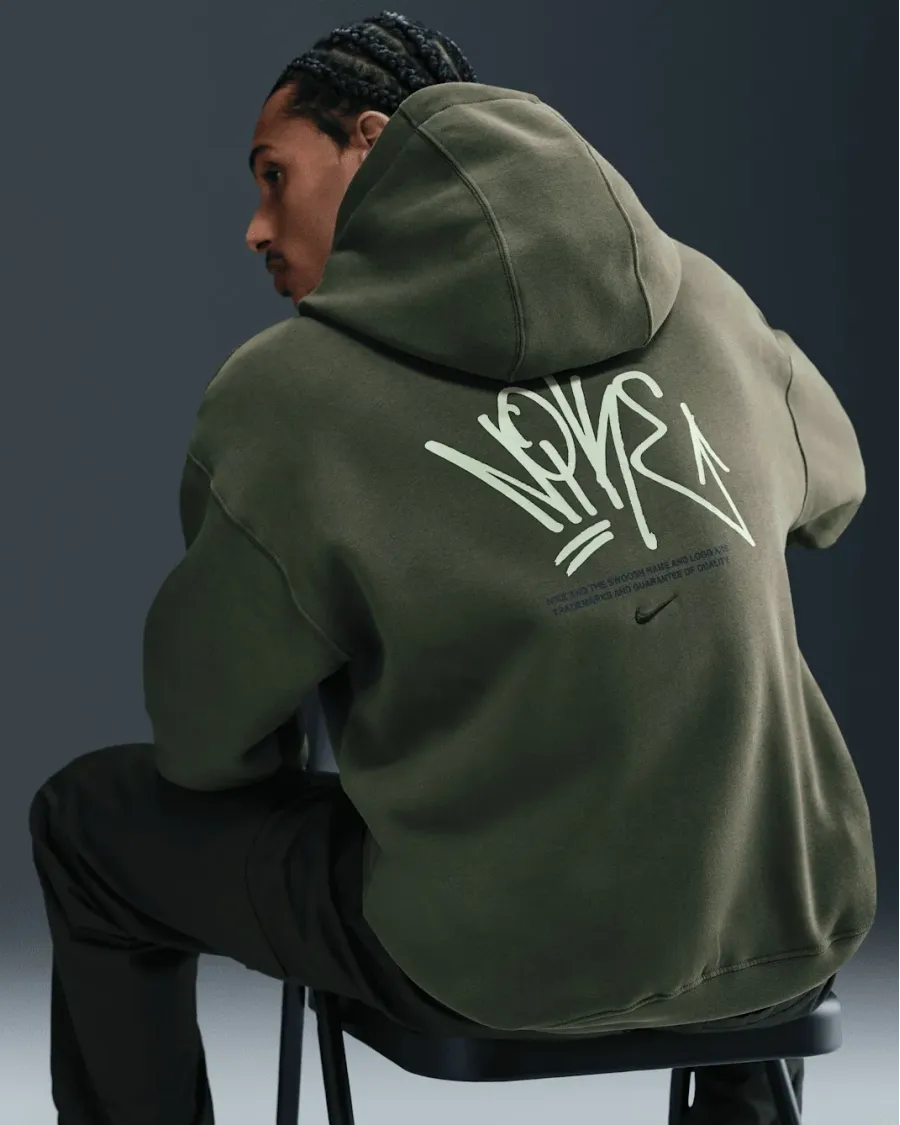 Кофта Nike Sportswear Solo Swoosh Fleece Pullover Graphic IQ2772-325