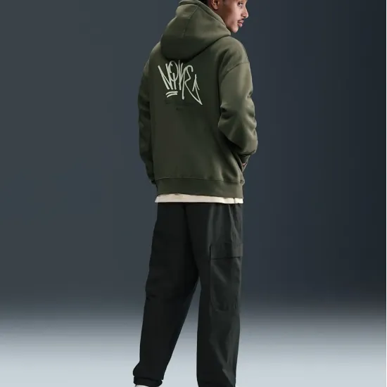Кофта Nike Sportswear Solo Swoosh Fleece Pullover Graphic IQ2772-325
