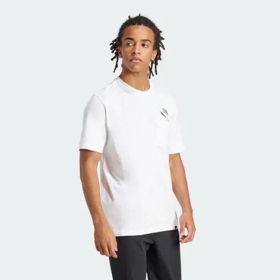 Футболка Adidas Lounge Slides Graphic Pocket Tee JC5282