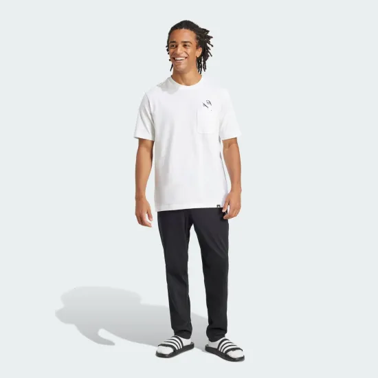 Футболка Adidas Lounge Slides Graphic Pocket Tee JC5282