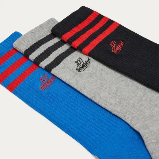 Шкарпетки Adidas x 100 Thieves 3-Pack JY0235