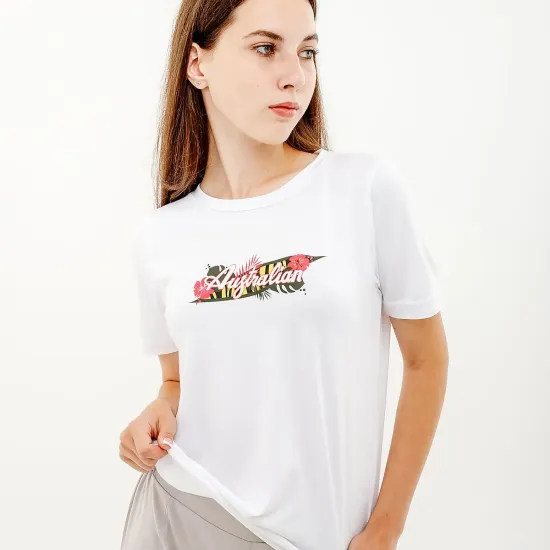 Футболка Australian Logo Flowers Tee Jersey V LSDTS0027-002