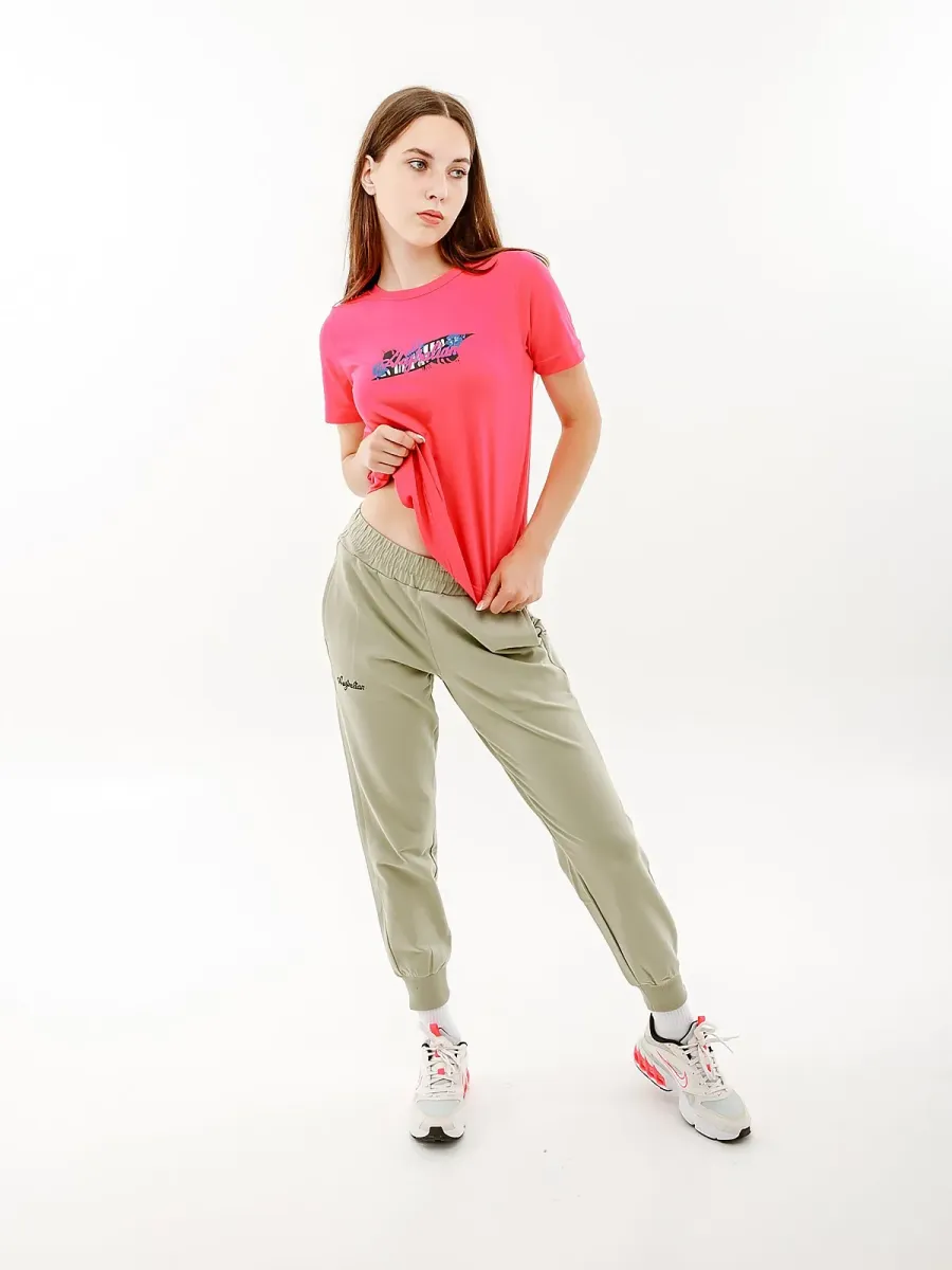 Футболка Australian Logo Flowers Tee Jersey V LSDTS0027-227