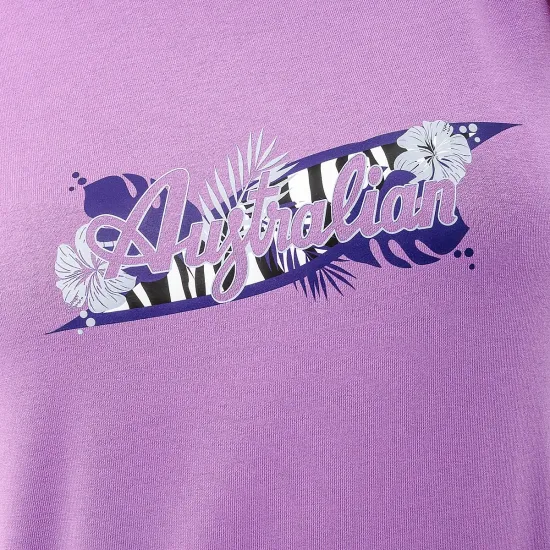 Футболка Australian Logo Flowers Tee Jersey V LSDTS0027-768