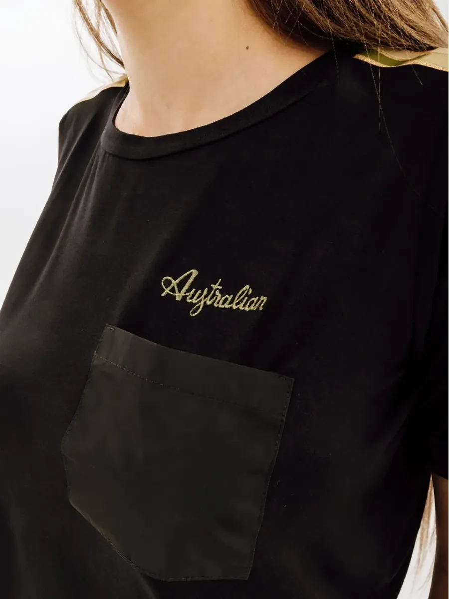 Футболка Australian Gold Tape Jersey V Tee LSDTS0028-003