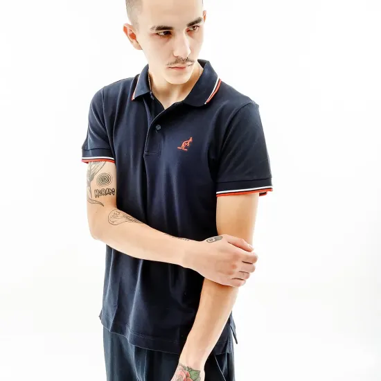 Поло Australian 2-Stripe Piqué Polo S-Fit LSUPO0004-200C