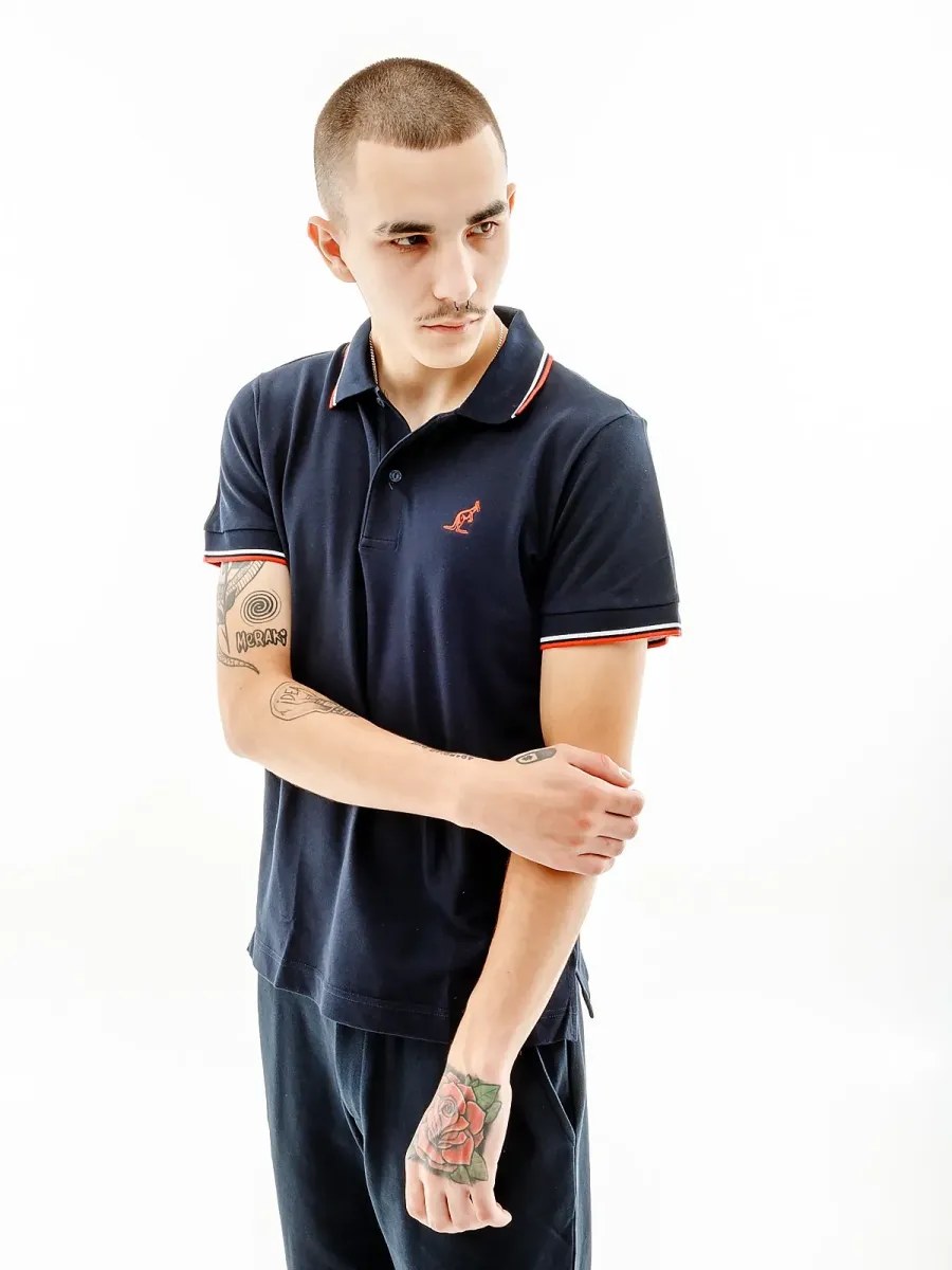 Поло Australian 2-Stripe Piqué Polo S-Fit LSUPO0004-200C