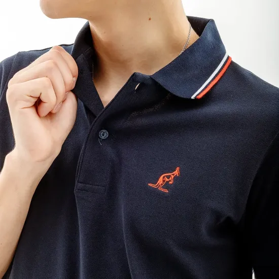 Поло Australian 2-Stripe Piqué Polo S-Fit LSUPO0004-200C