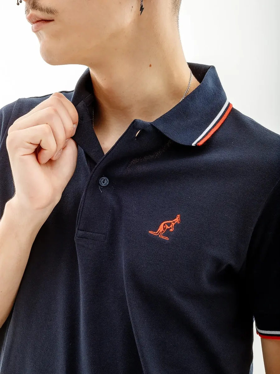 Поло Australian 2-Stripe Piqué Polo S-Fit LSUPO0004-200C