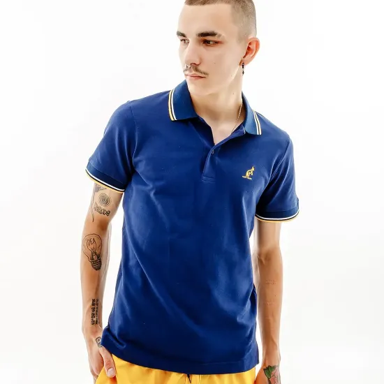 Поло Australian 2-Stripe Piqué Polo S-Fit LSUPO0004-842B