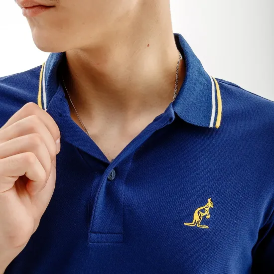 Поло Australian 2-Stripe Piqué Polo S-Fit LSUPO0004-842B