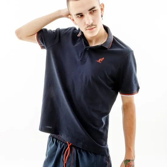 Поло Australian 2-Stripe Piqué Polo R-Fit LSUPO0005-200C