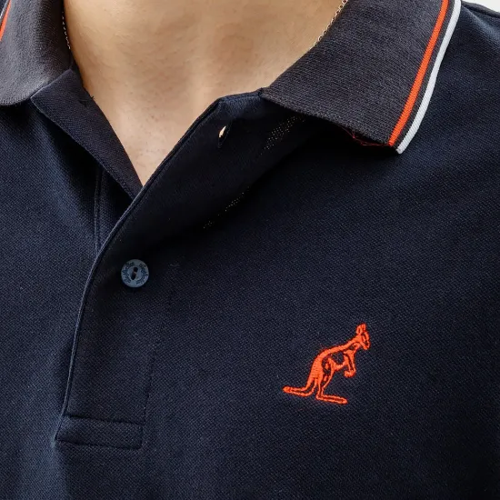 Поло Australian 2-Stripe Piqué Polo R-Fit LSUPO0005-200C