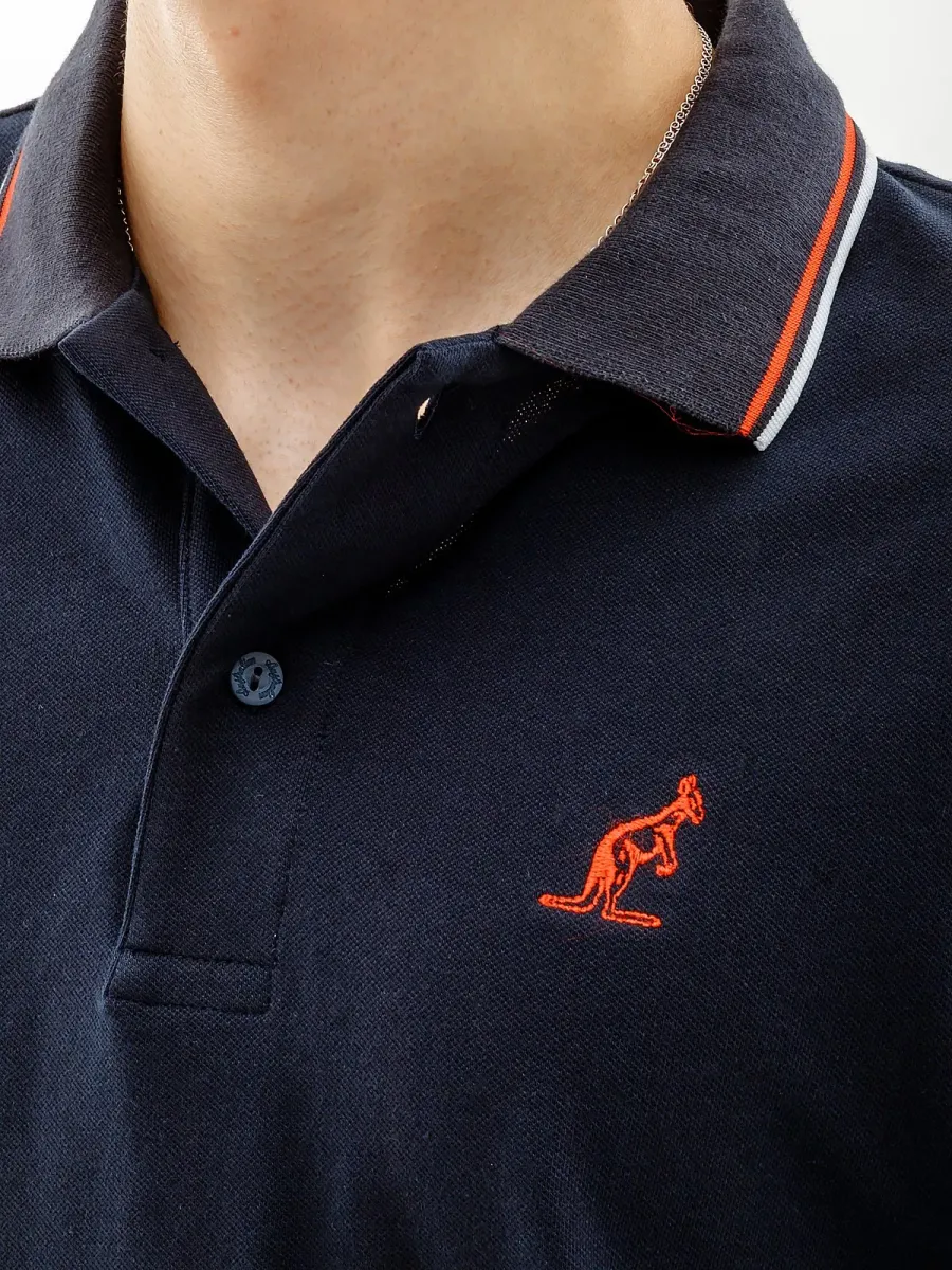 Поло Australian 2-Stripe Piqué Polo R-Fit LSUPO0005-200C
