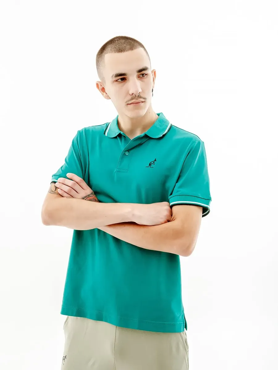 Поло Australian Two-Stripes Polo Tech Pique R-Fit LSUPO0006-913A