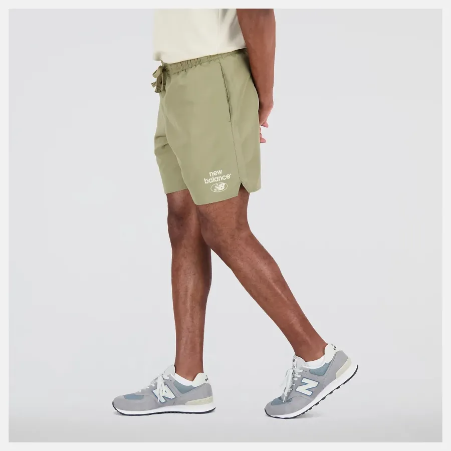 Шорти New Balance Essentials Reimagined Woven MS31519CGN