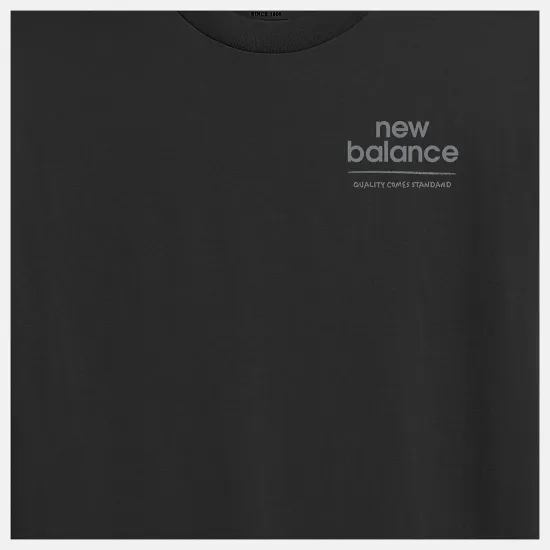 Футболка New Balance Essentials Stacked Logo MT51674BK
