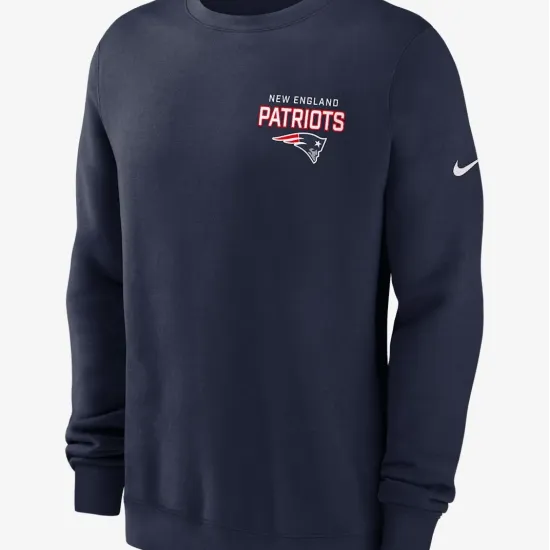 Кофта Nike New England Patriots Draw Block Club Crew NKPV41S8K-KU0