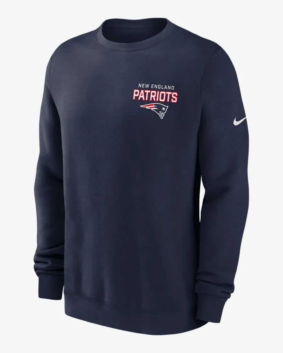 Кофта Nike New England Patriots Draw Block Club Crew NKPV41S8K-KU0