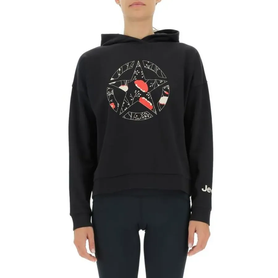 Кофта Jeep Hooded Cropped Star Botanical Print O102607-B000