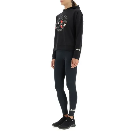 Кофта Jeep Hooded Cropped Star Botanical Print O102607-B000