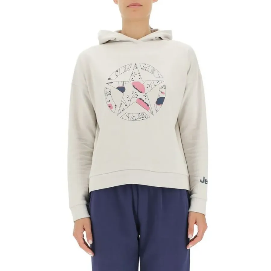 Кофта Jeep Hooded Cropped Star Botanical Print O102607-J863