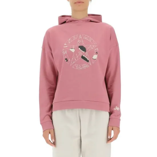 Кофта Jeep Hooded Cropped Star Botanical Print O102607-P490