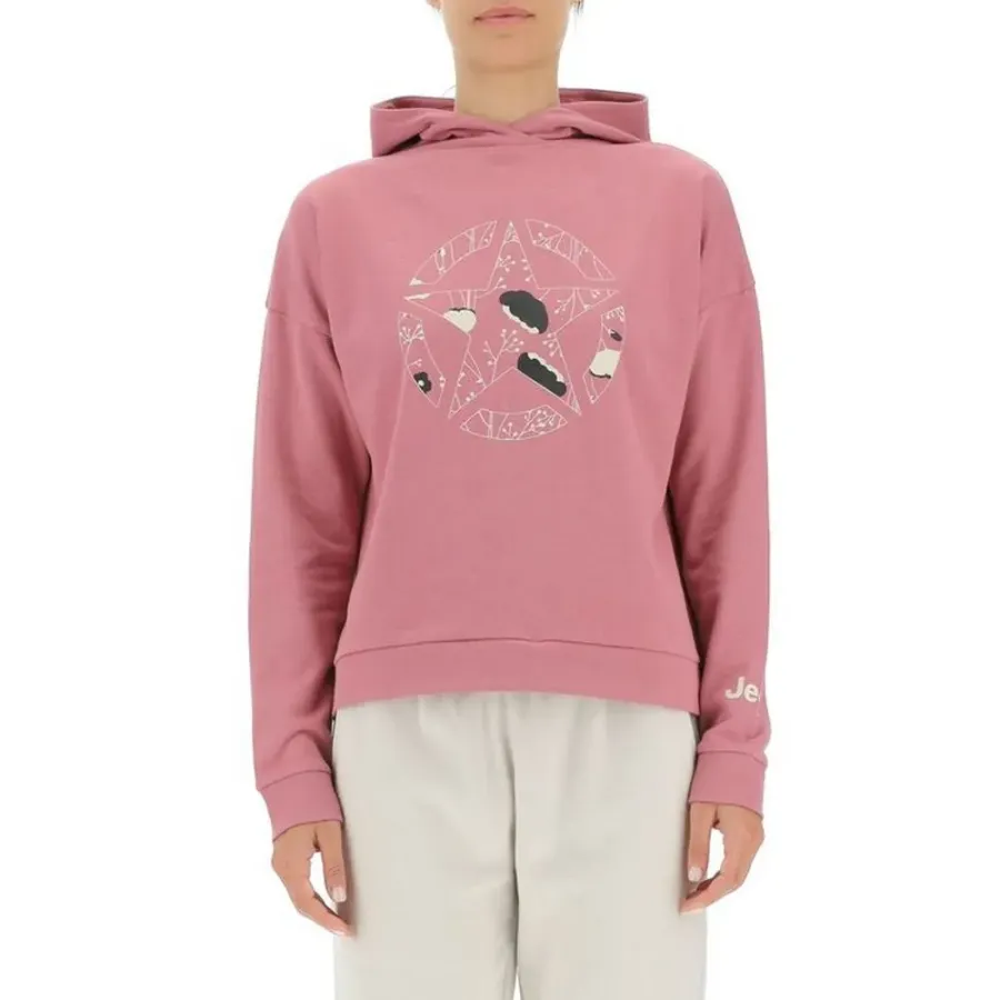 Кофта Jeep Hooded Cropped Star Botanical Print O102607-P490