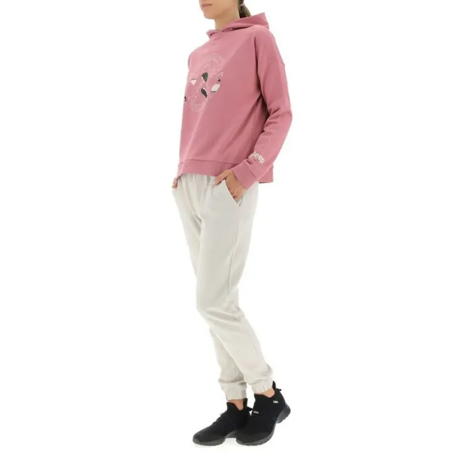 Кофта Jeep Hooded Cropped Star Botanical Print O102607-P490